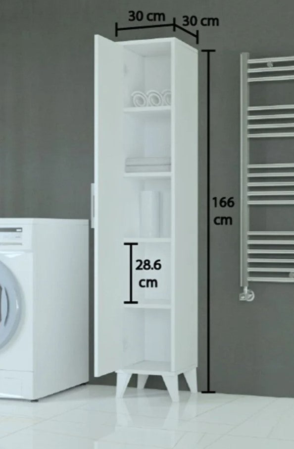 Revasser RS100 Çok Amaçlı Dolap Beyaz